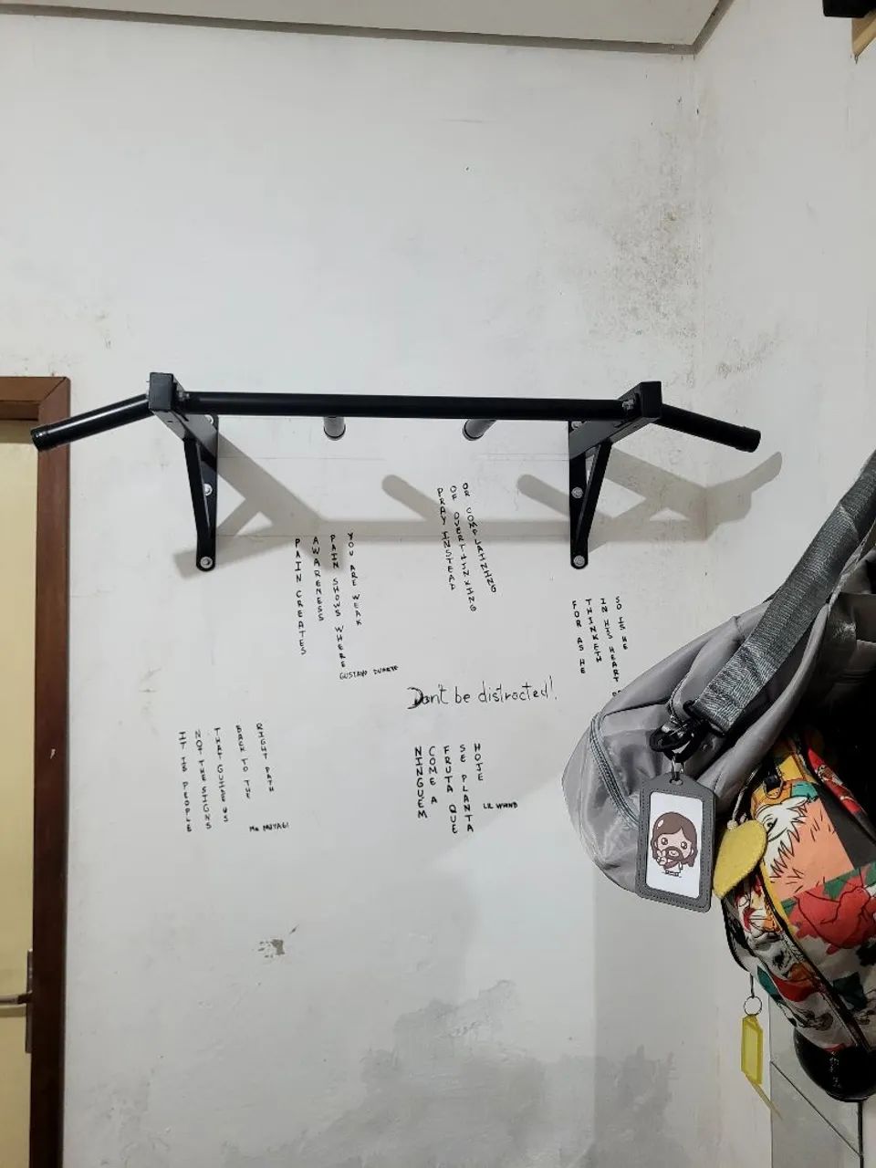 Barra fixa de parede para exercícios - Foto 2