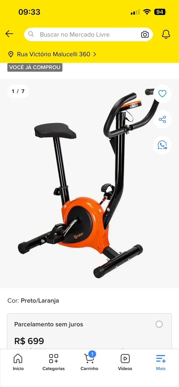 Bicicleta ergométrica  - Foto 4