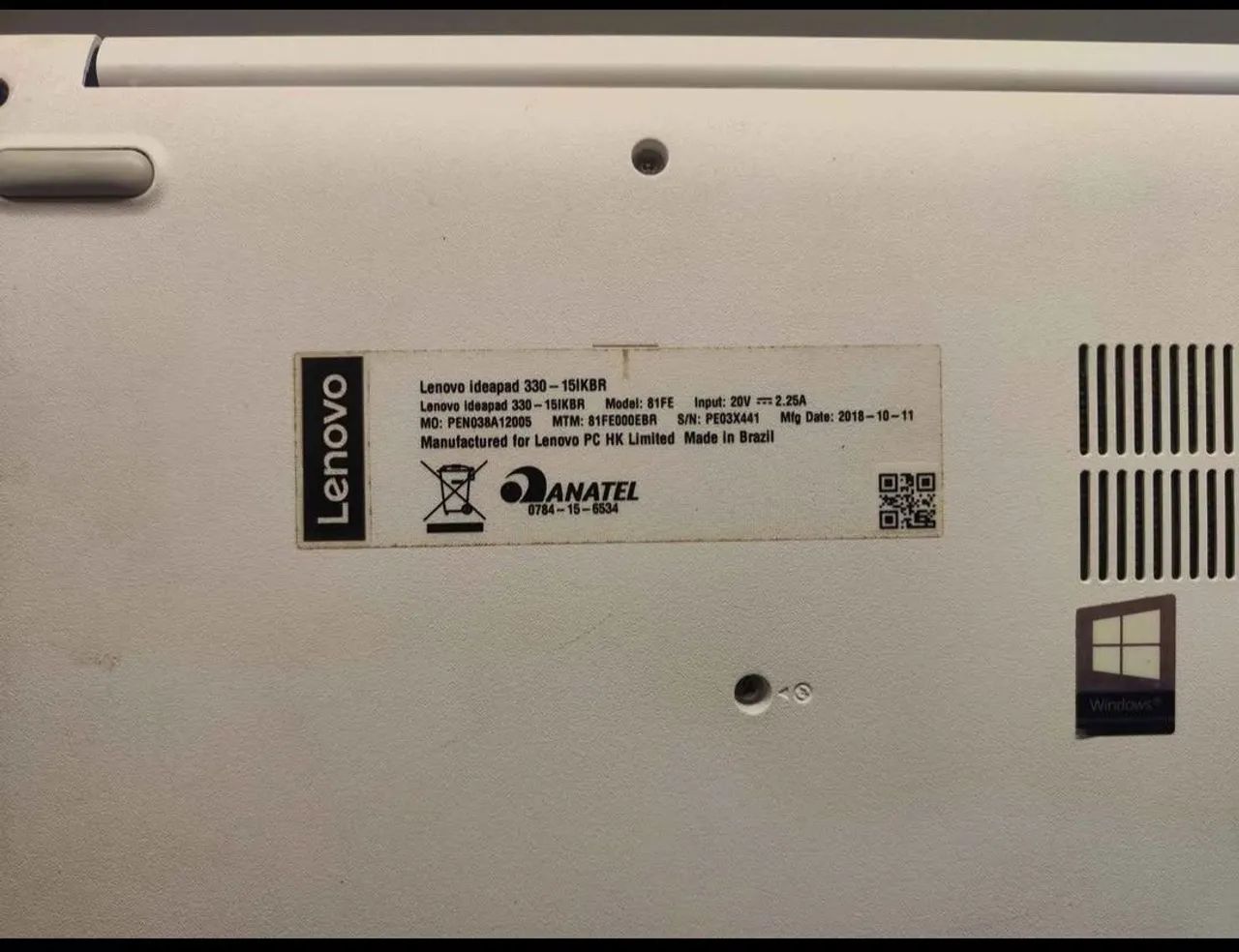 ? Notebook Lenovo Ideapad 330 - 15IKBR ? - Foto 3