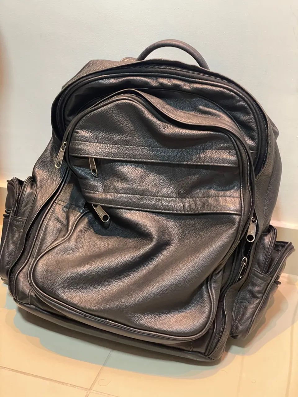 Mochila Bagaggio couro  - Foto 3