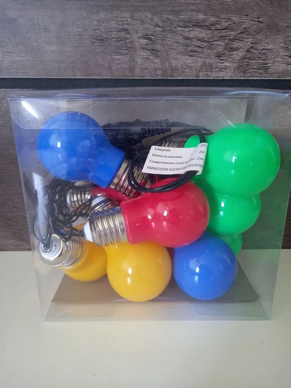 Cordão de luz em Led coloridas, 2 metros e meio NOVO - Foto 2