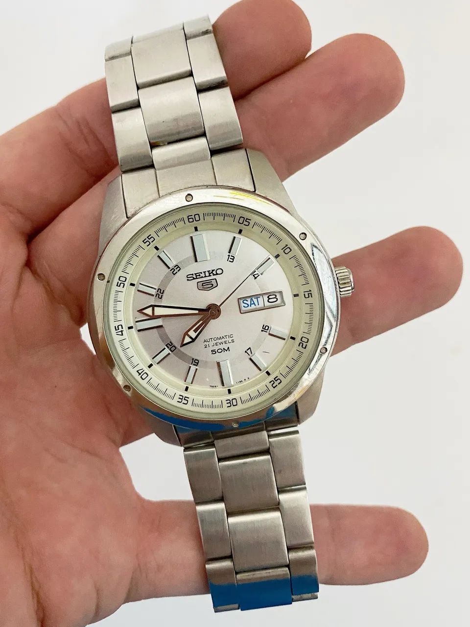 Relógio Seiko 5 SNKN09J1 automático. - Foto 5