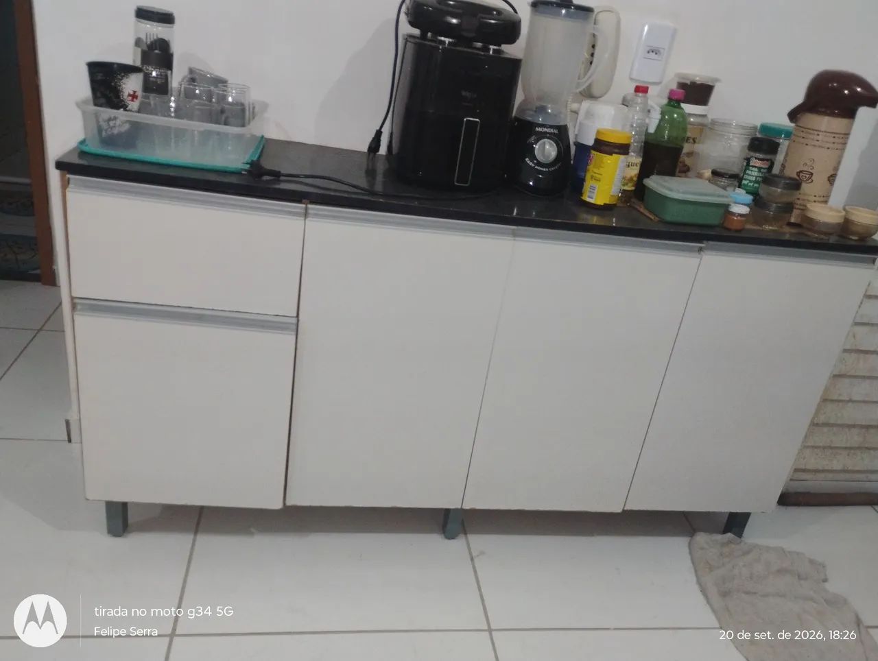 Balcão usado 