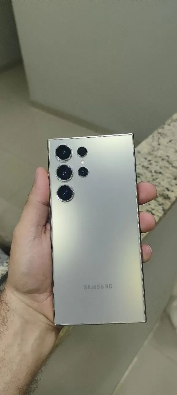 S24 Ultra Dourado 256g 12g Caixa e Nota. Samsung Galaxy 