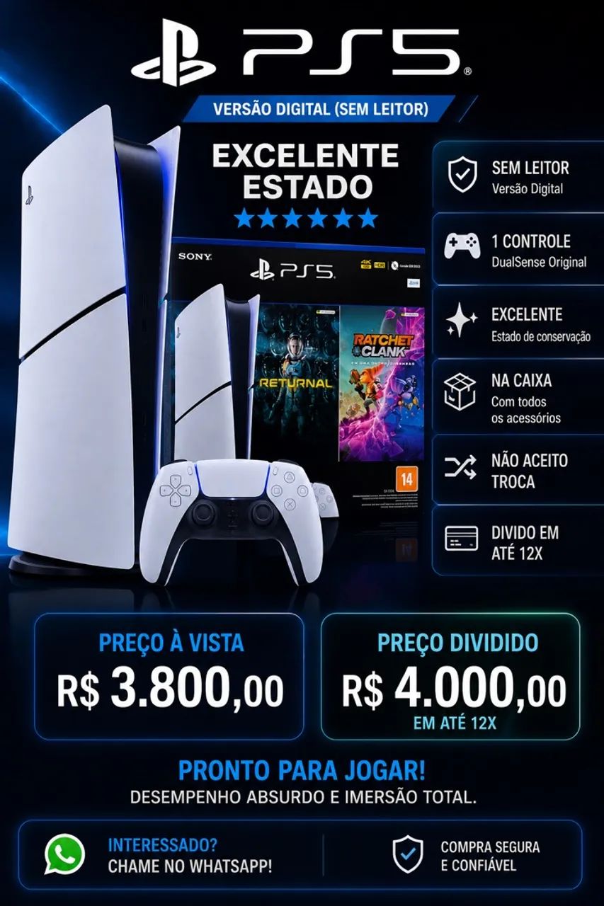 Ps5 Slim 1tb Usado 