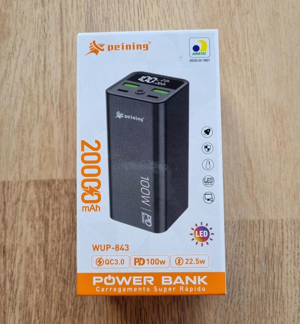 Power Bank 20.000mha  100w