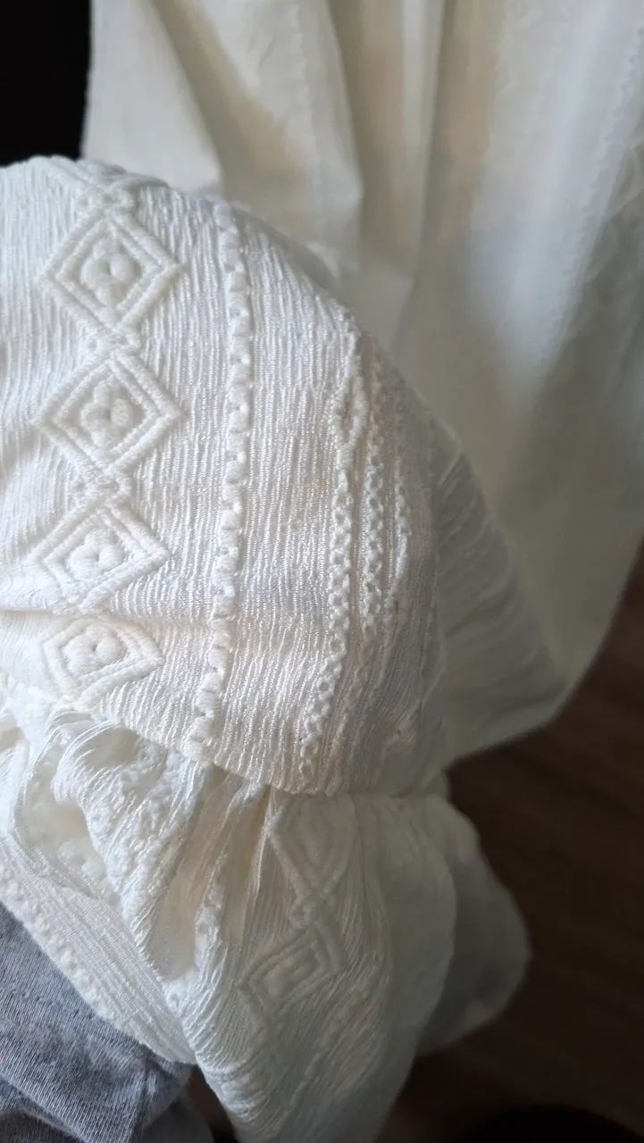 Vestido branco, marca SPACE - Foto 3