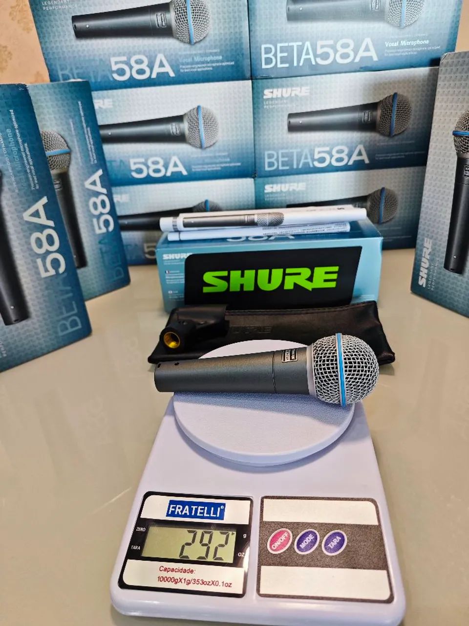 MICROFONE SHURE BETA 58A DINÂMICO ( promoção 329,00) - Foto 5