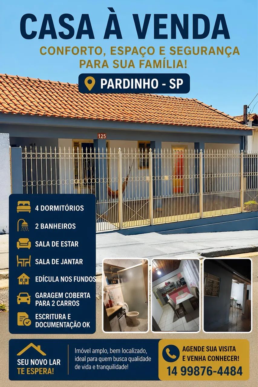 OPORTUNIDADE | IMÓVEL CIDADE | PARDINHO-SP