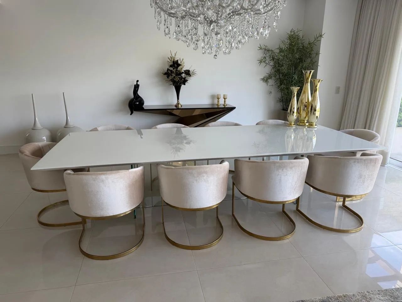 Conjunto 2 cadeiras em Veludo - Foto 3