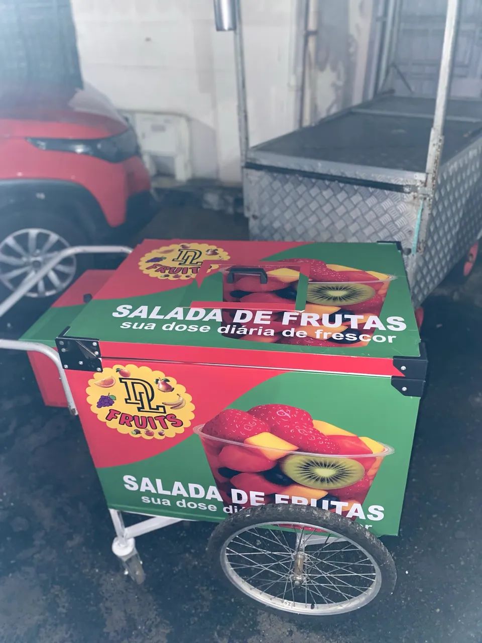 Carrinho de salada de fruta  - Foto 4