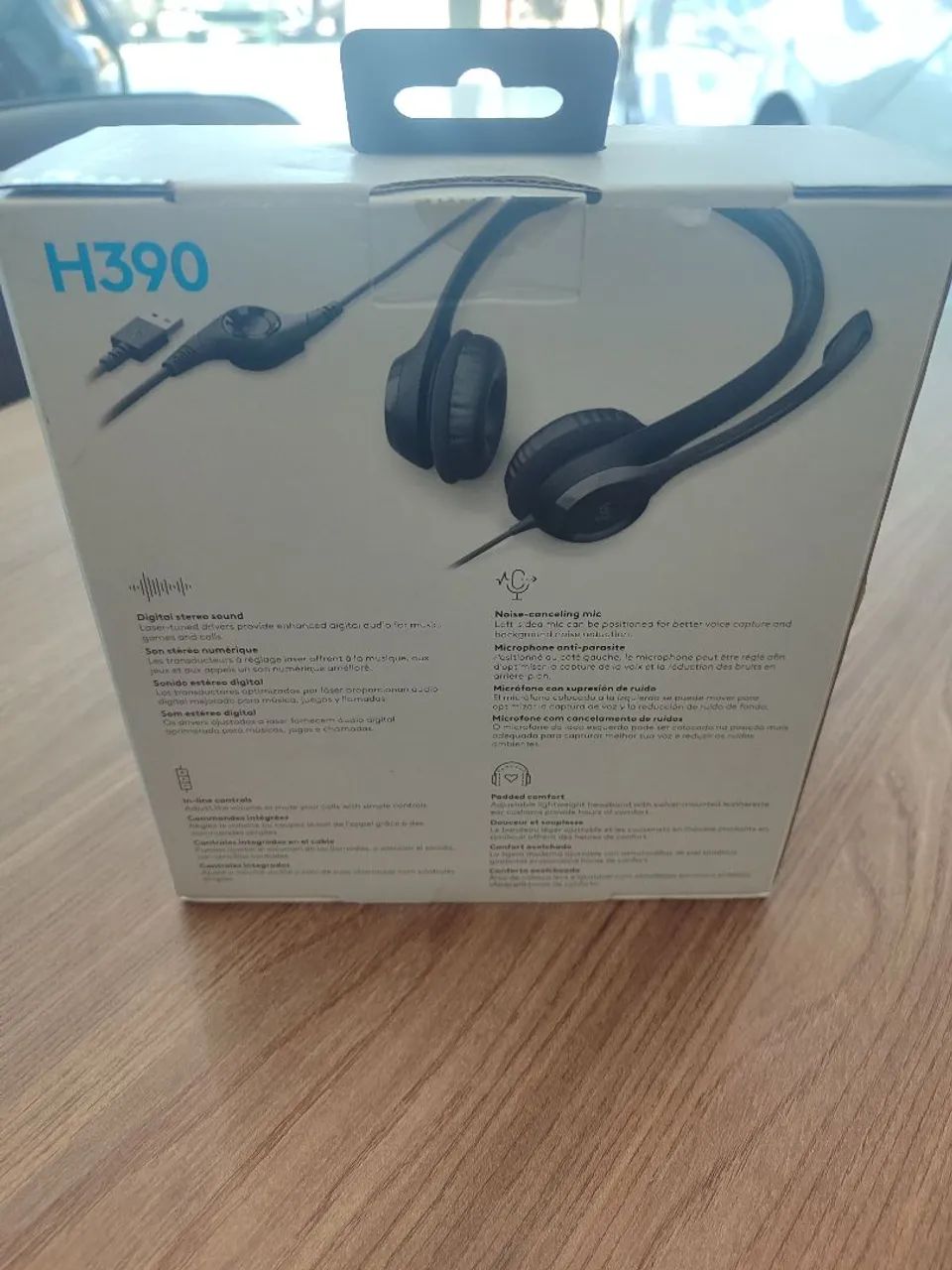 Headset com fio Usb-A H390 preto - Foto 2