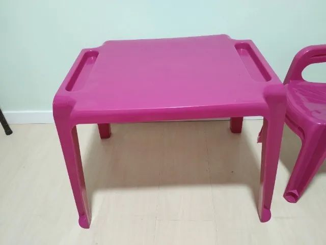 Mesa e cadeiras Infantil Rosa Tramontina - Foto 5