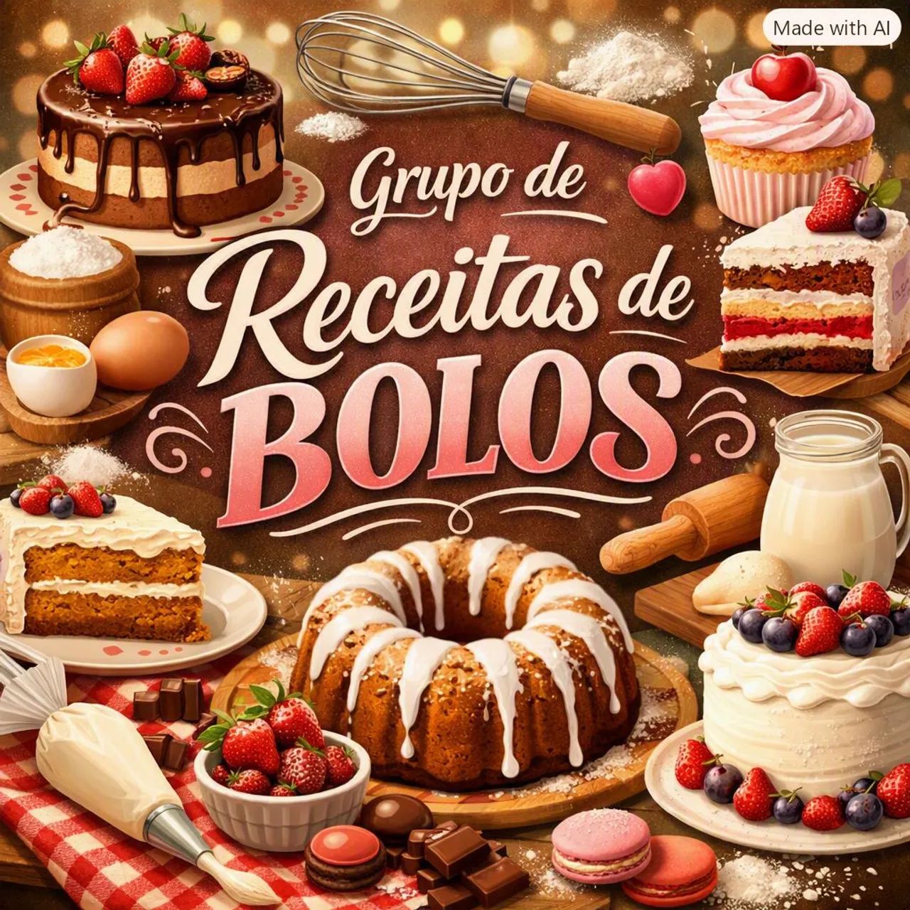 700 receitas de bolos