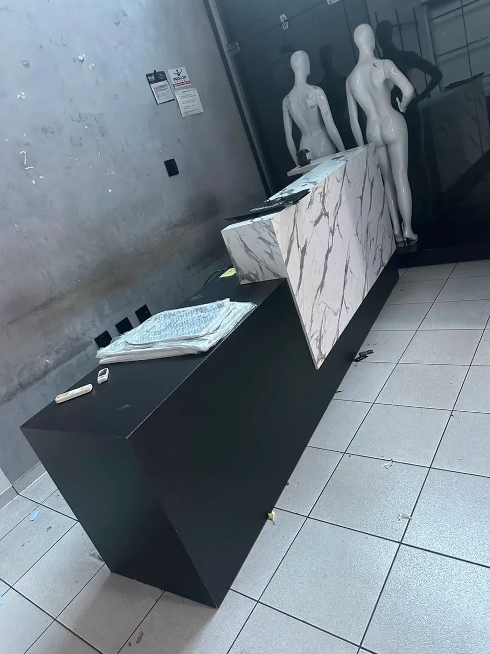 Balcão caixa de loja 