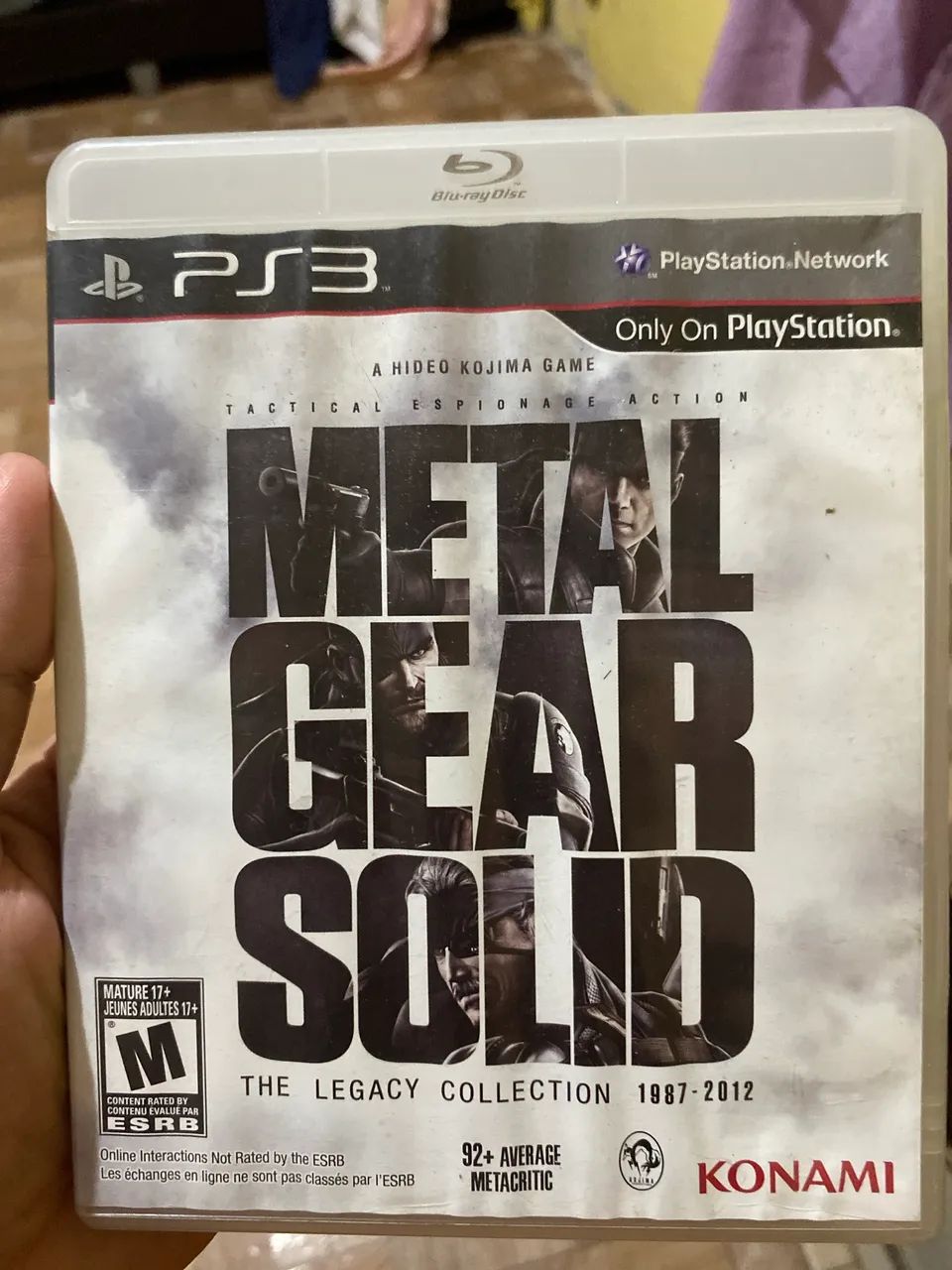Metal gear solid the legacy collection ps3