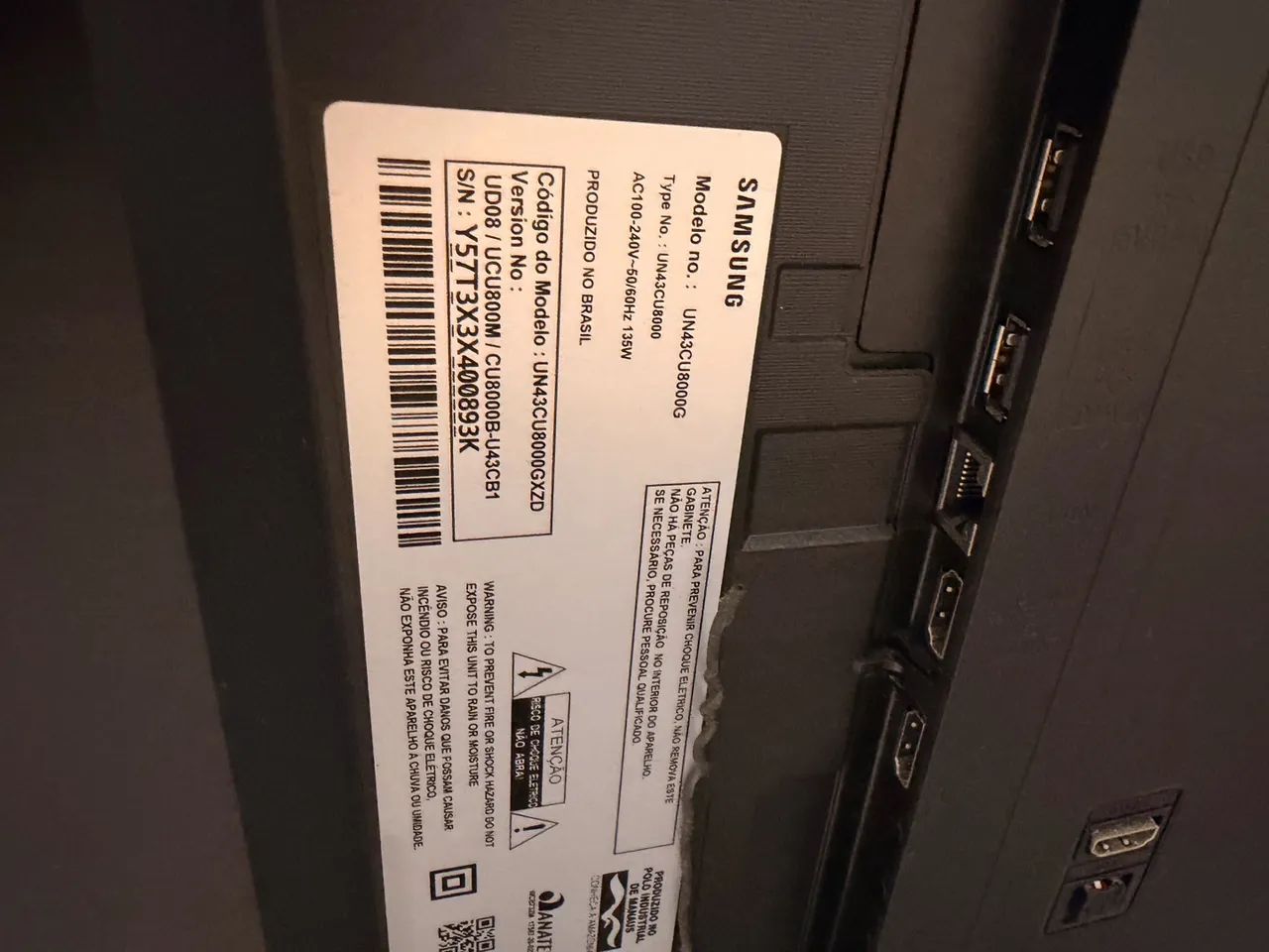 Tv Samsung 43? CU8000 - Foto 4