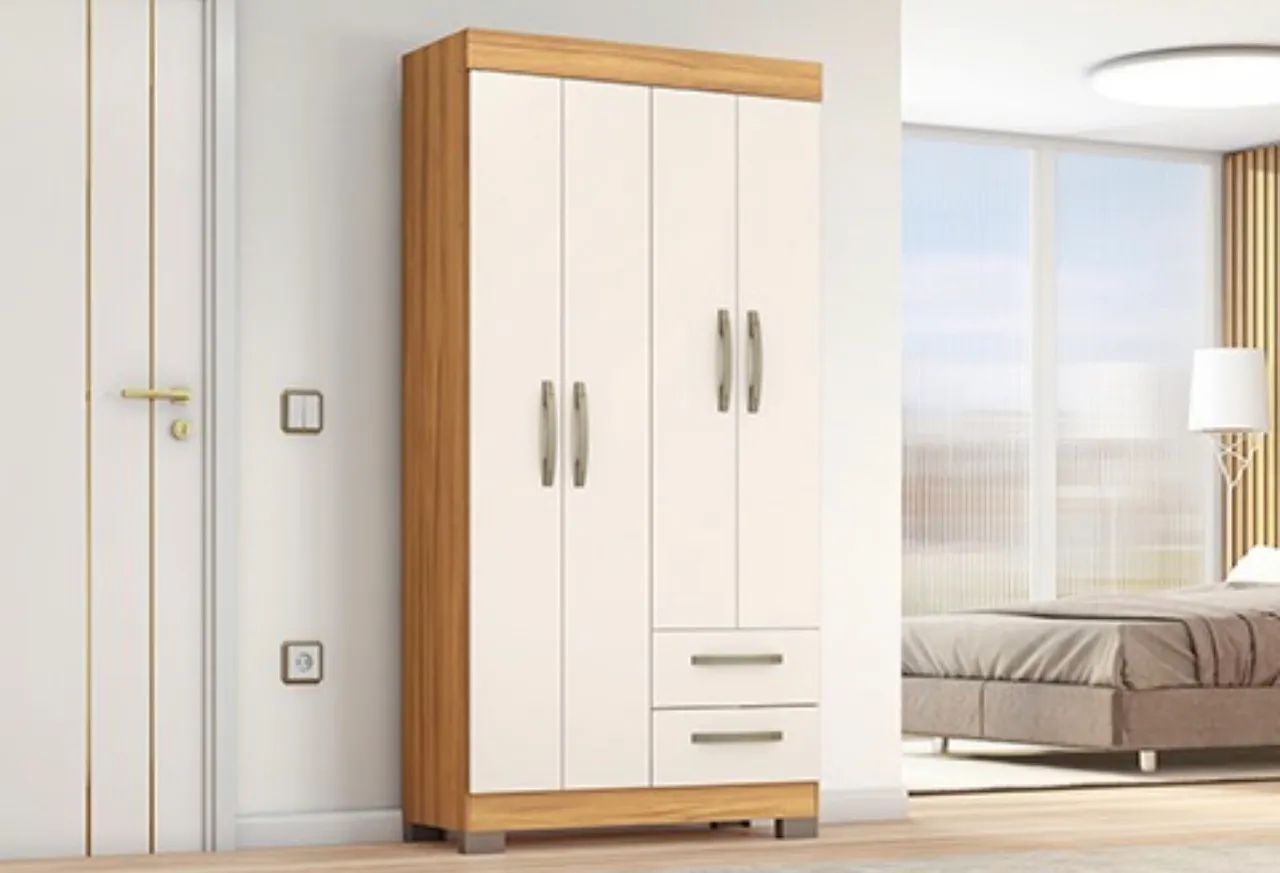 Guarda-Roupa Compacto Jardim 93 cm Flex