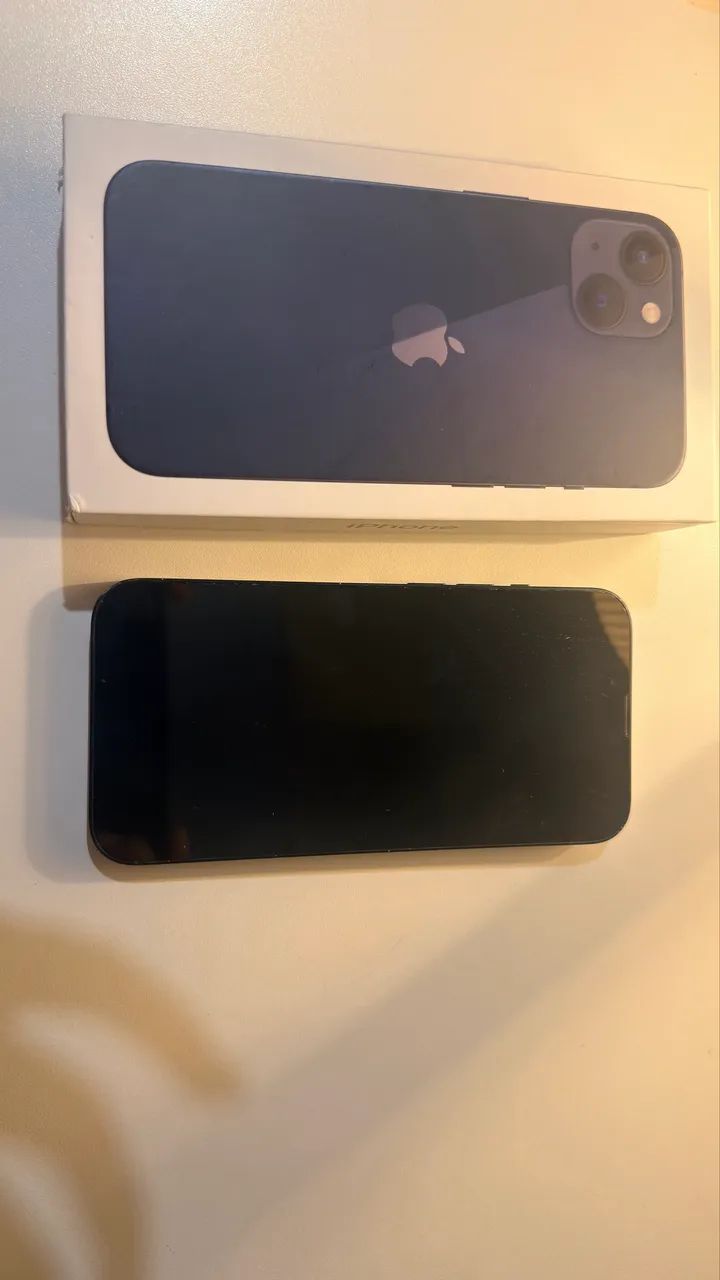 Iphone 13 Midnight 128 GB 77% bateria + capinhas 