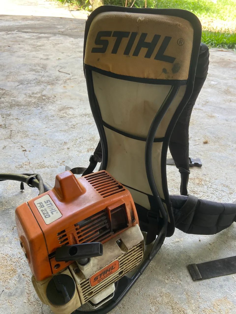 Roçadeira costal fr 220 stihl 