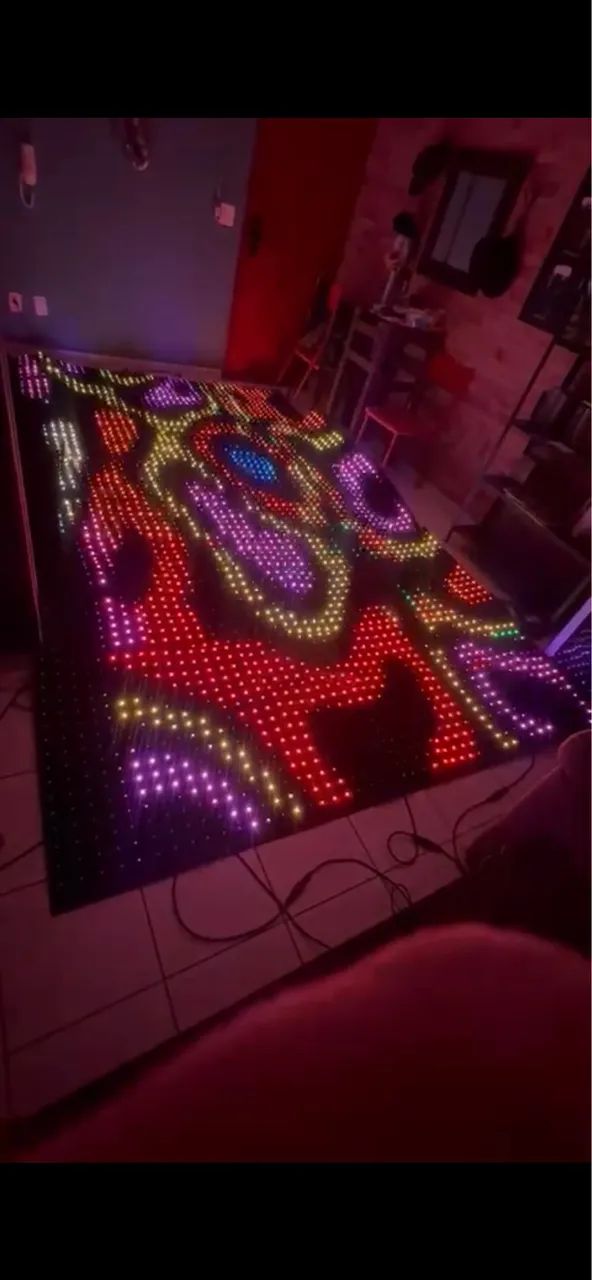 5 cortinas de led P50 (2,4x0,8cm) + notebook