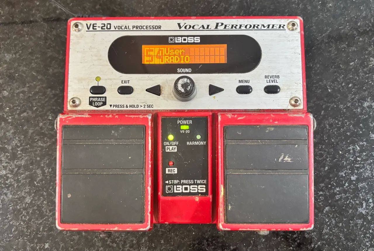 Pedal Processador De Voz Boss Ve-20 Vocal Performer (Usado