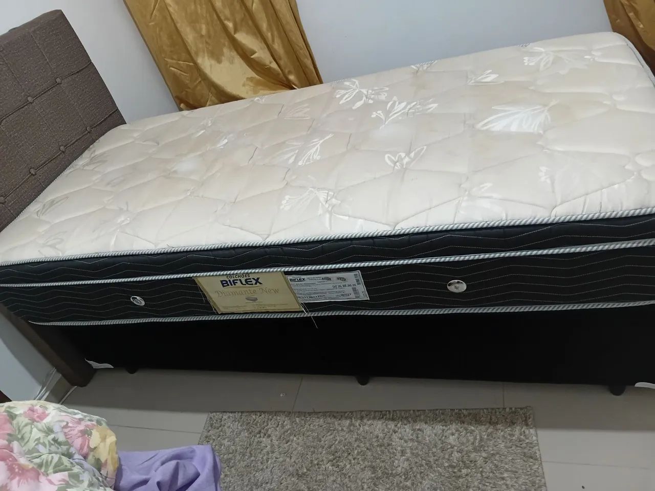 CAMA BOX BAU +COLCHÃO SOLTEIRO - Foto 2