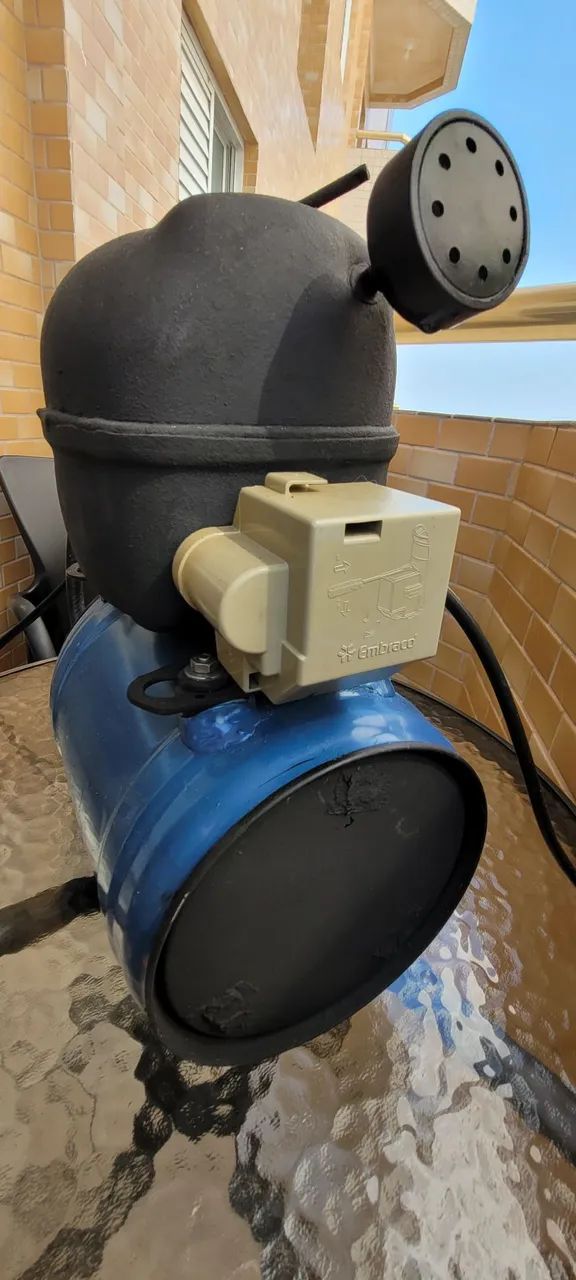 Compressor com motor de geladeira - Foto 3