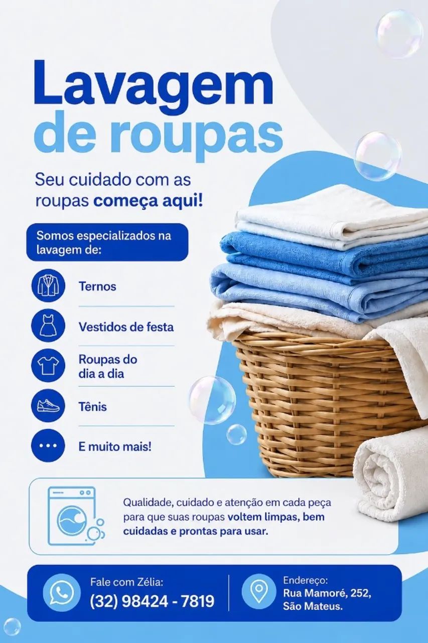 Lavagem de roupas 
