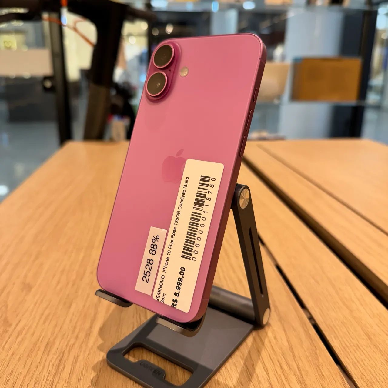 iPhone 16 Plus Rosa 128GB - SEMINOVO - Foto 2