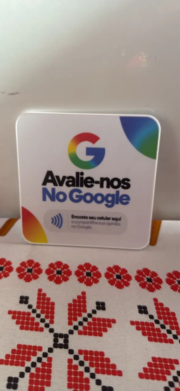 Placa NFC avaliação do google