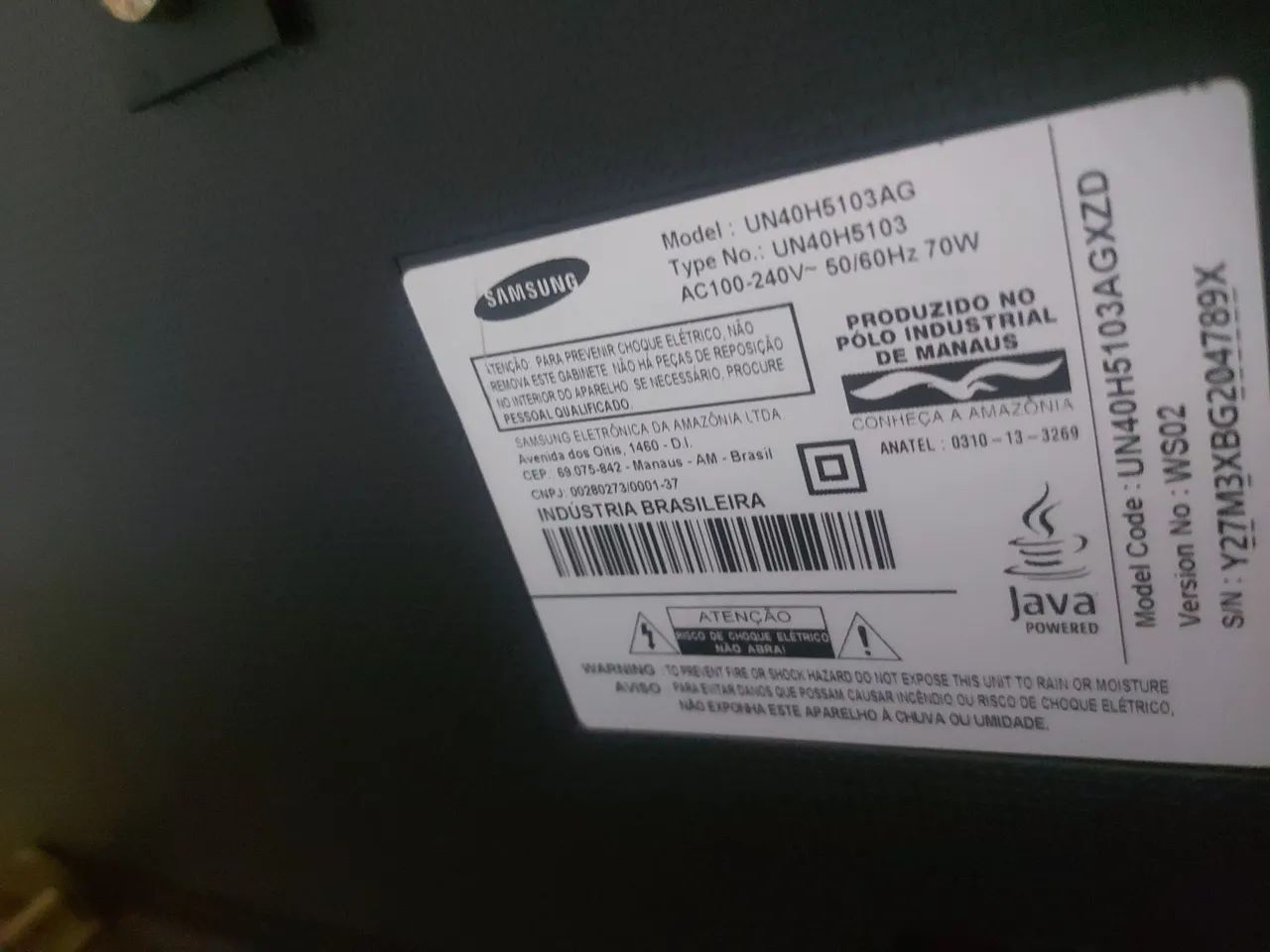 Televisão Samsung  - Foto 3