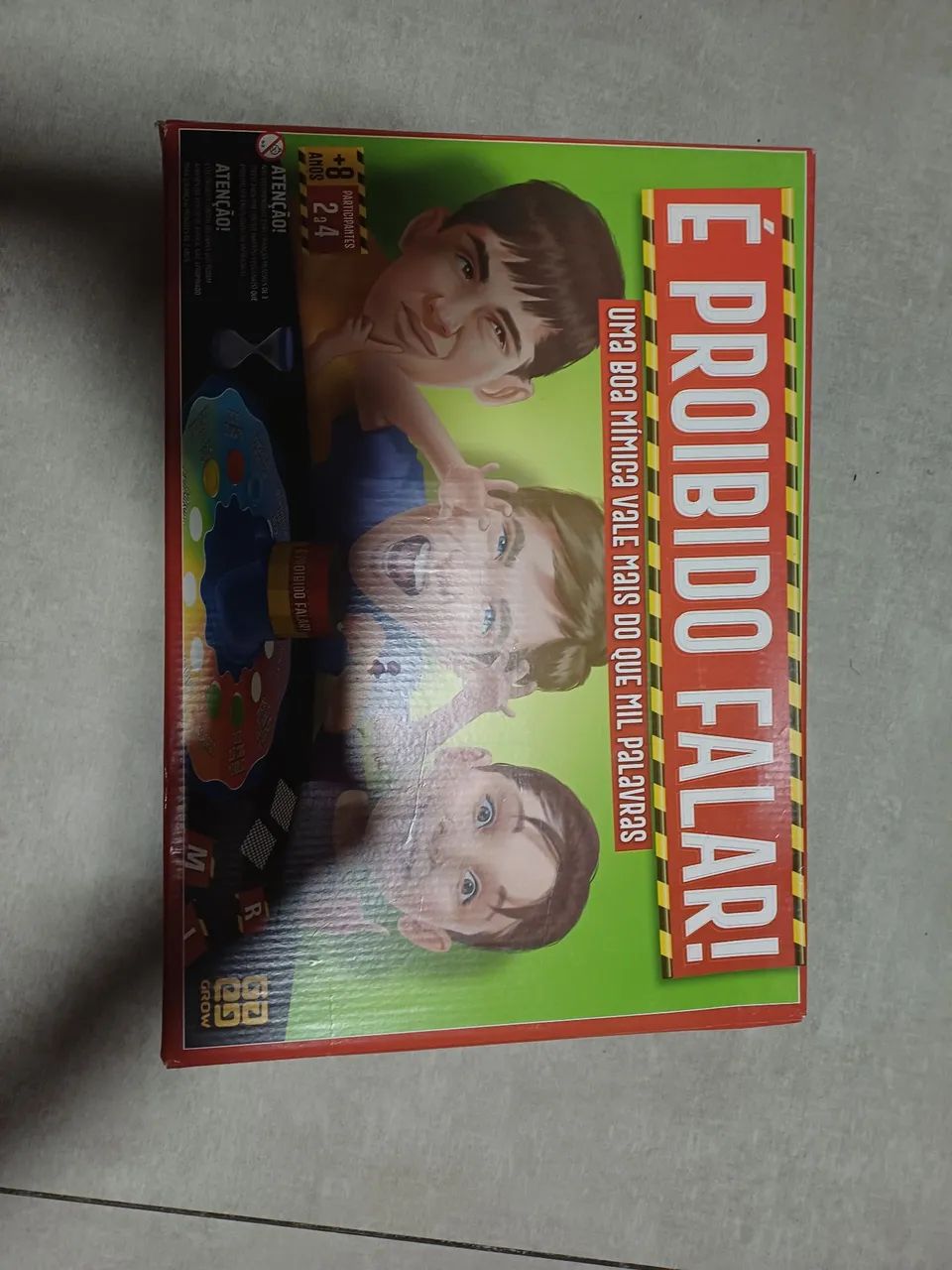 Jogo é proibido falar da Grow