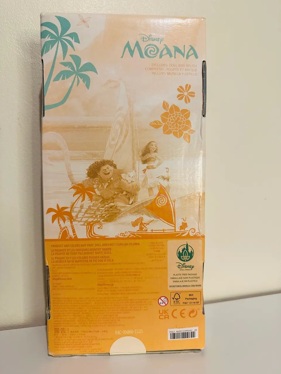 Boneca Moana Clássica Original Disney Store - Nova Na Caixa - Foto 2