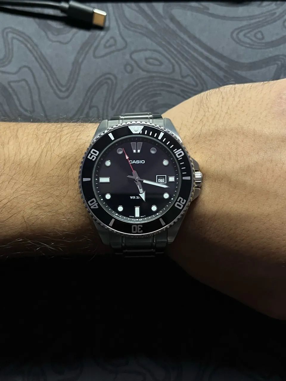Relógio Casio mdv-107 - Foto 2