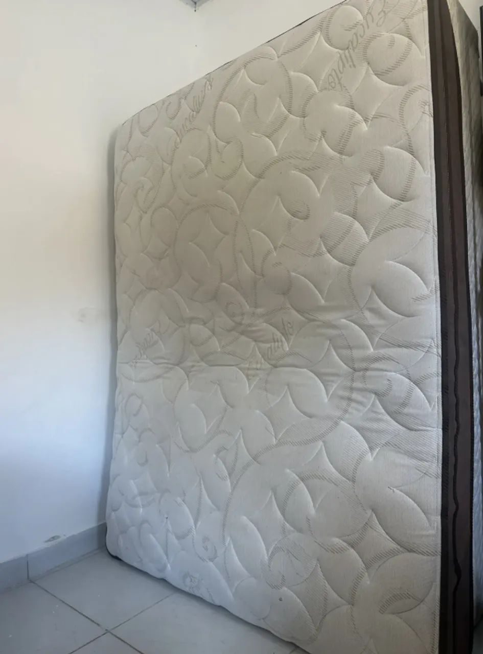Cama Box Casal Com Colchão