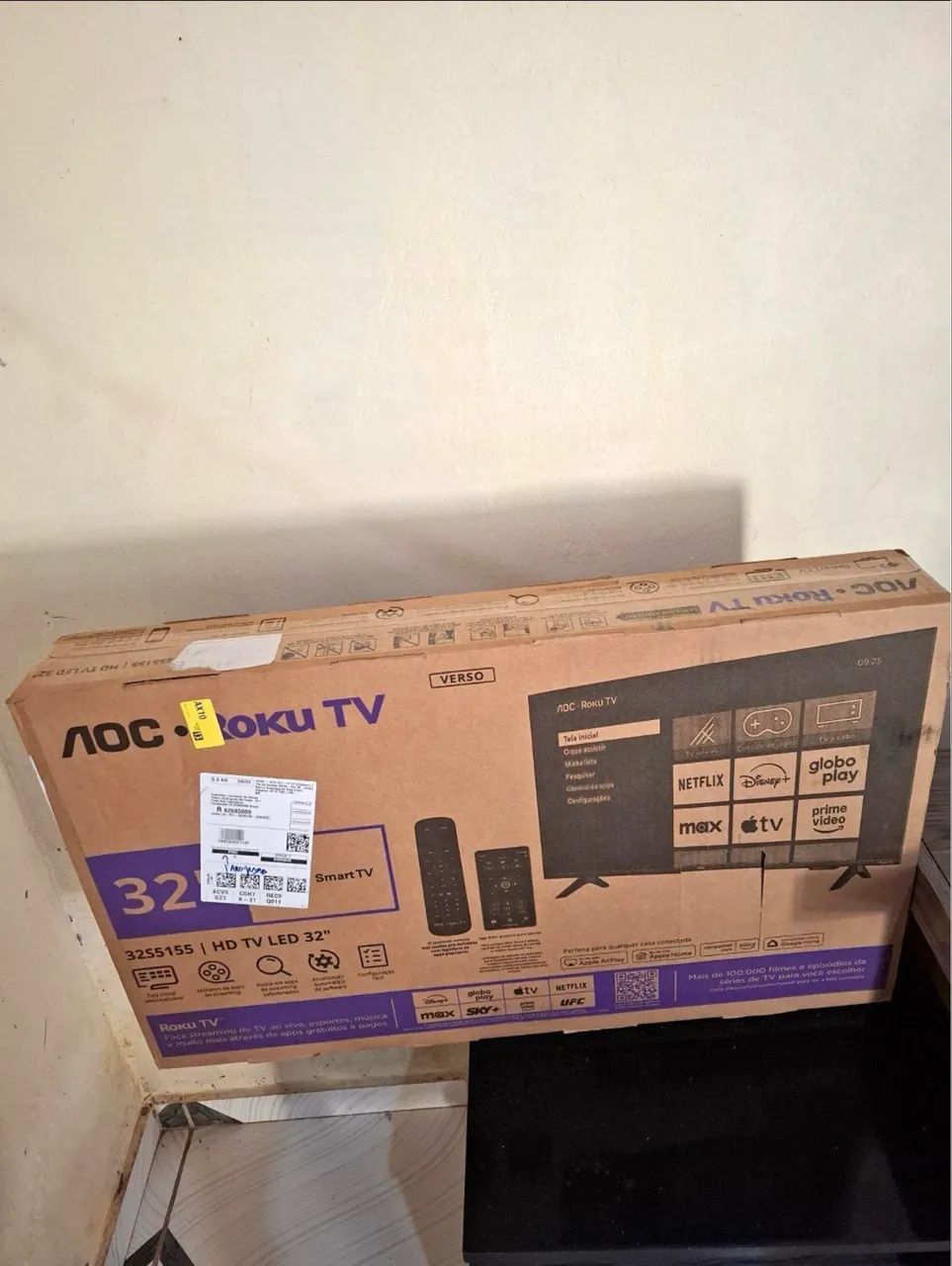 AOC ROKU TV ANDROID 3 MESES DE USO 