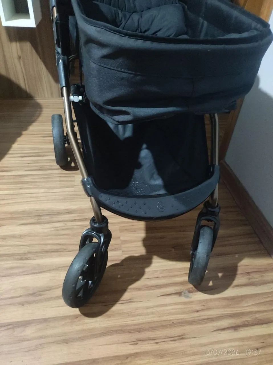 Carrinho de bebê com bebe conforto  - Foto 5