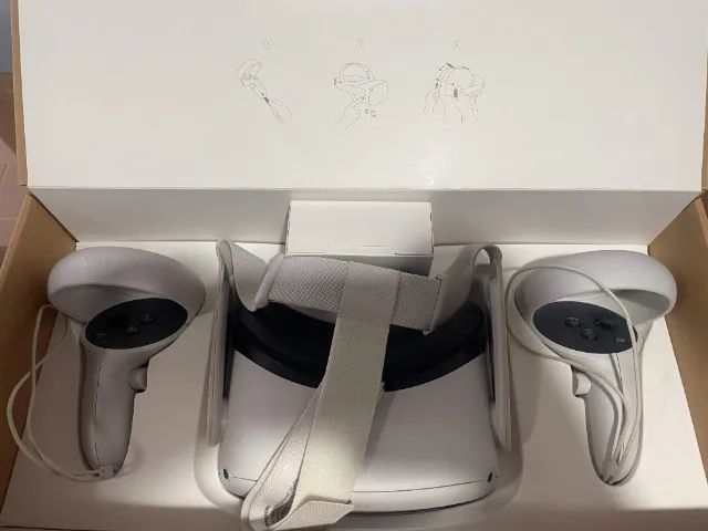 VR Oculus Quest 2 | Meta Quest 2 128GB + Cabo Link 5M - Consoles