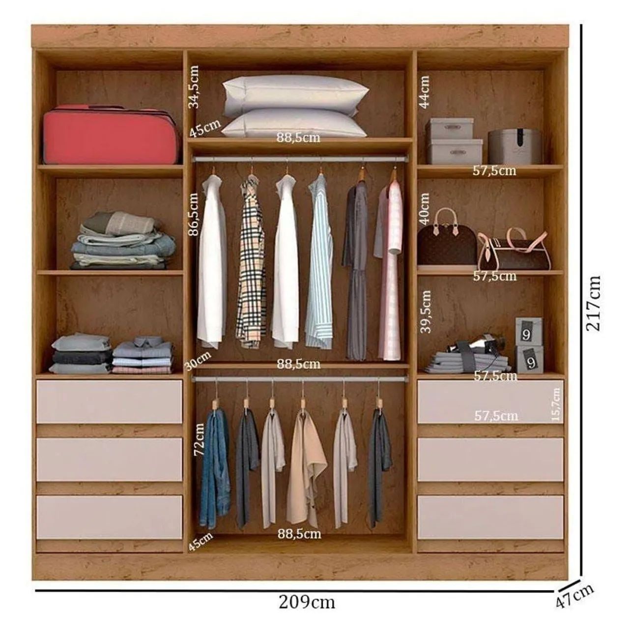 Guarda-roupa casal - Foto 3