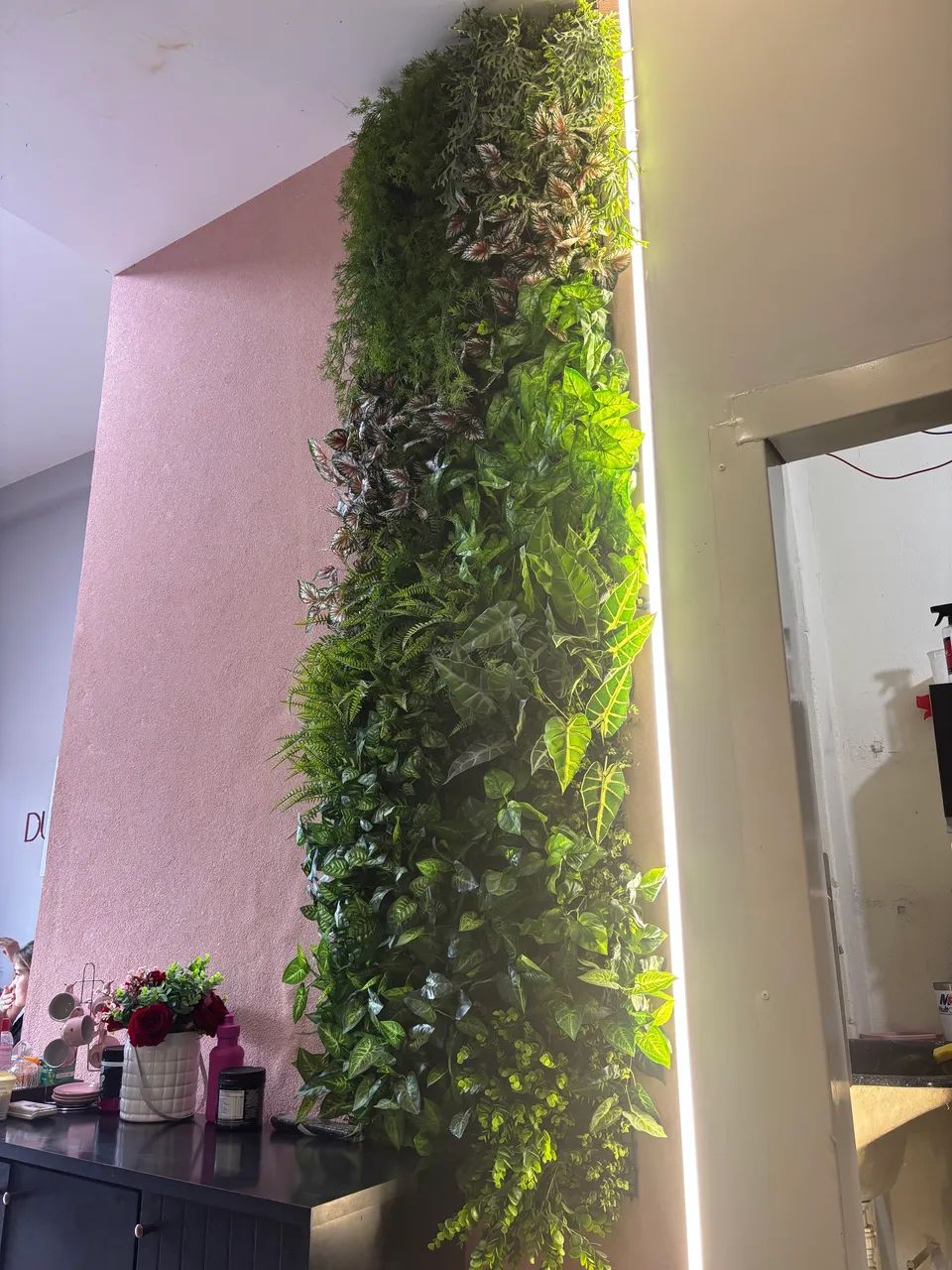 Jardim vertical artificial 