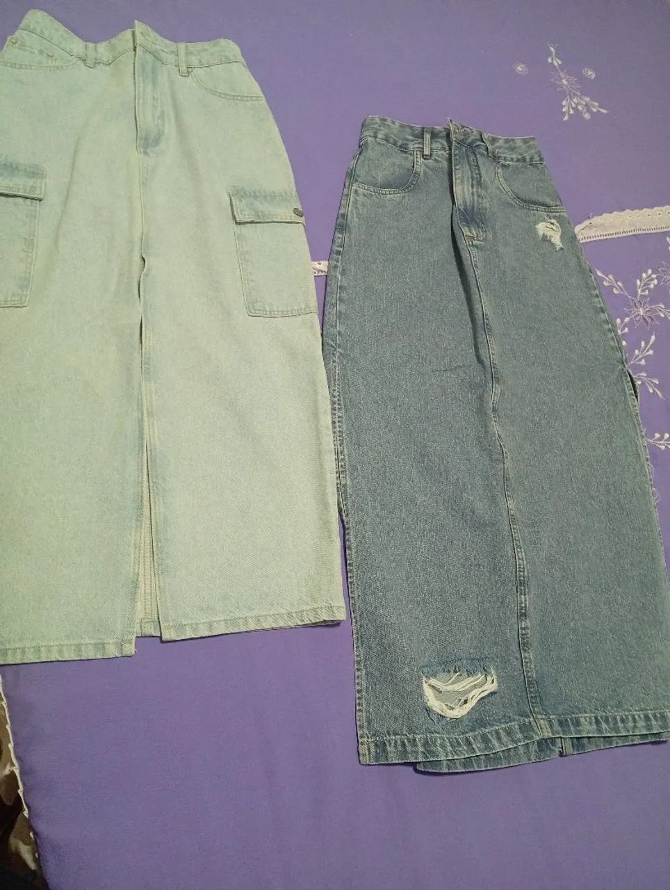 Saias jeans