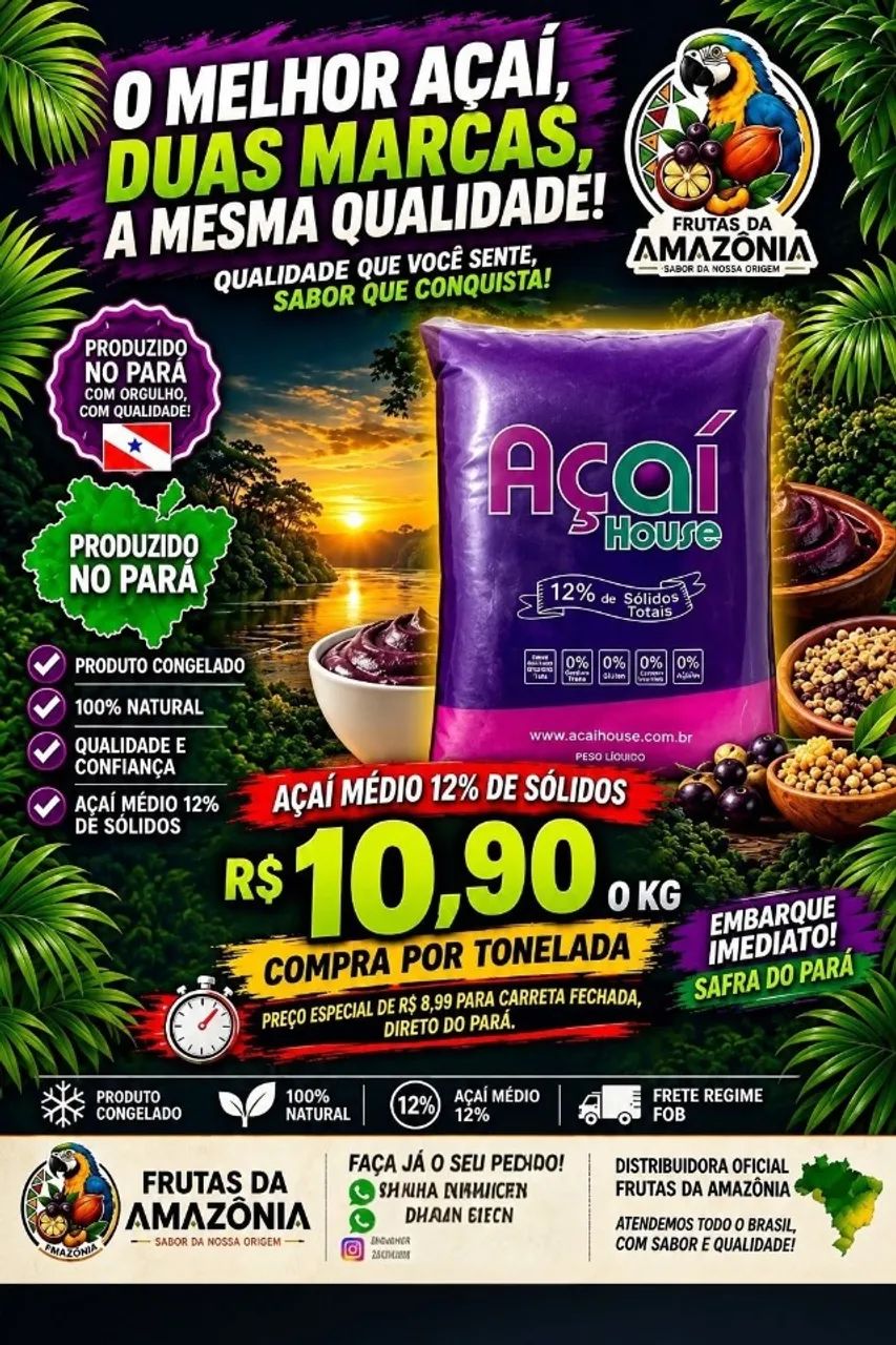 Açaí médio 