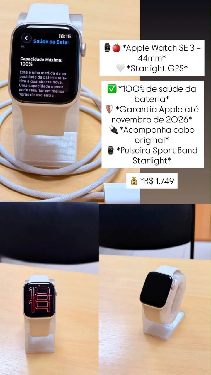 Apple Watch SE 3 44MM GPS - Foto 3
