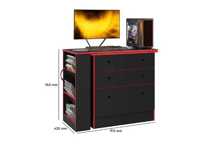 Cômoda com Mesa Giratoria nova montagem gratuita - Foto 2