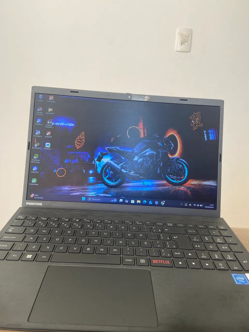 Notebook postivo motion - perfeito para estudos e home office (cinza) - Foto 3