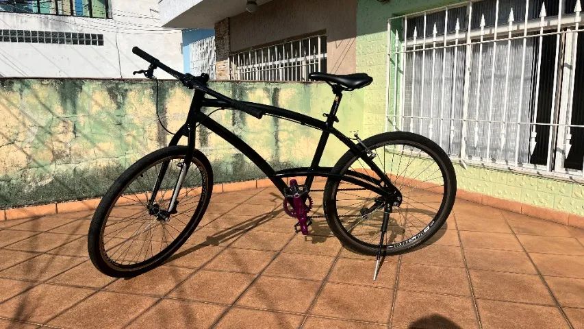 Bicicleta Preta - Cruise Beach Caiçara - Aro 26