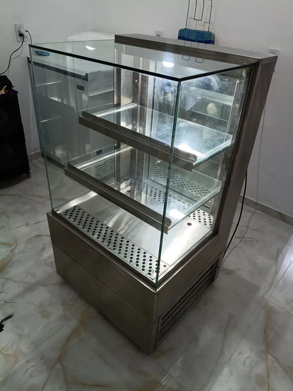 Vitrine de vidro para comércio gelada - Foto 3