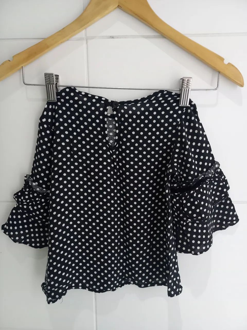 Blusa de bolinha  - Foto 4