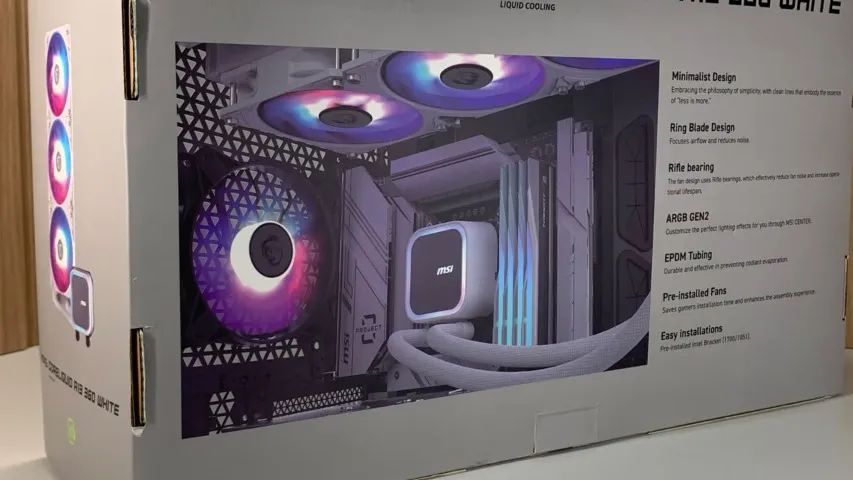 WATER COOLER 360MM MSI BRANCO  - Foto 5